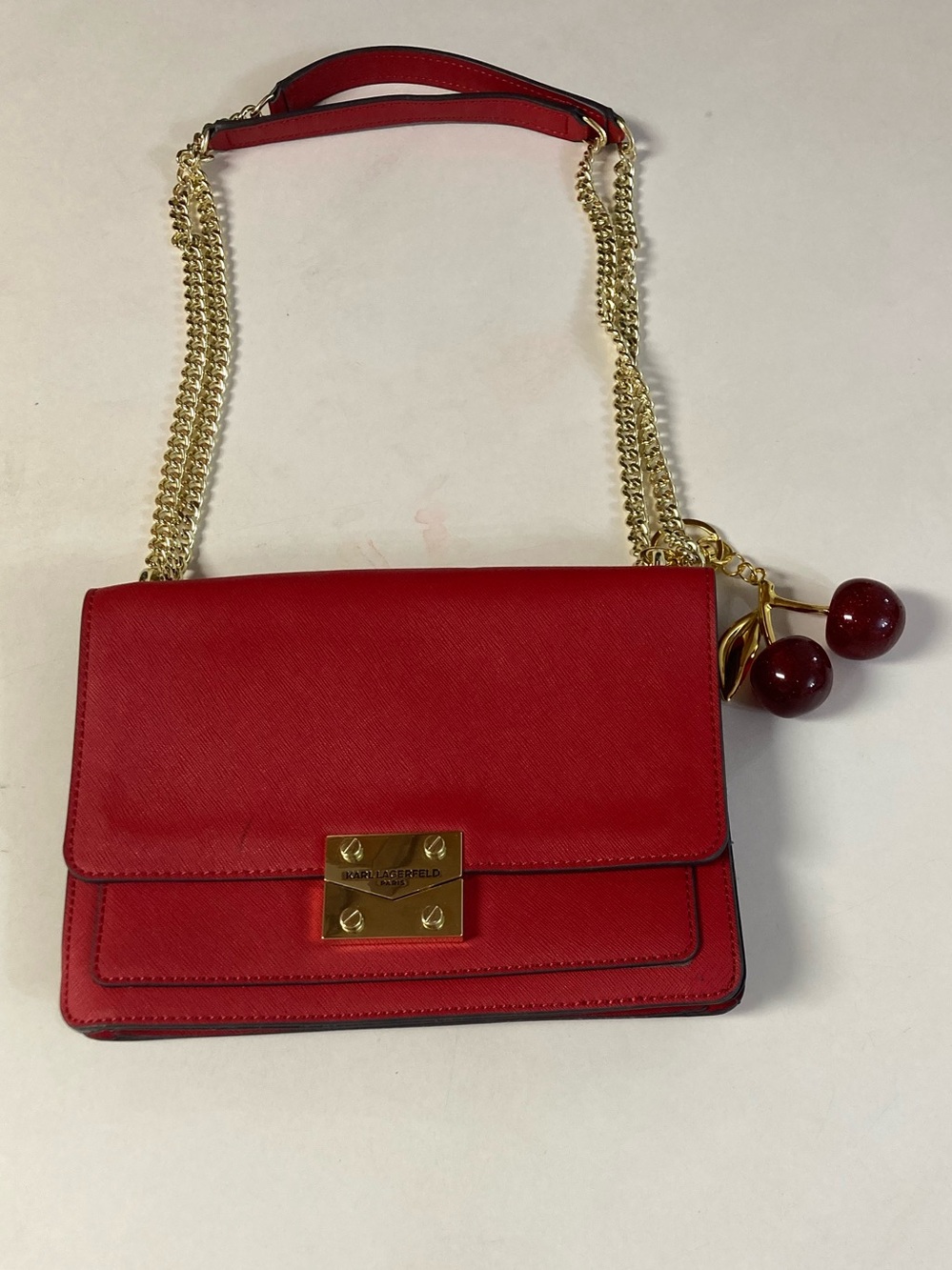 Karl Lagerfeld Red Envelope Purse - Picture 11 of 11